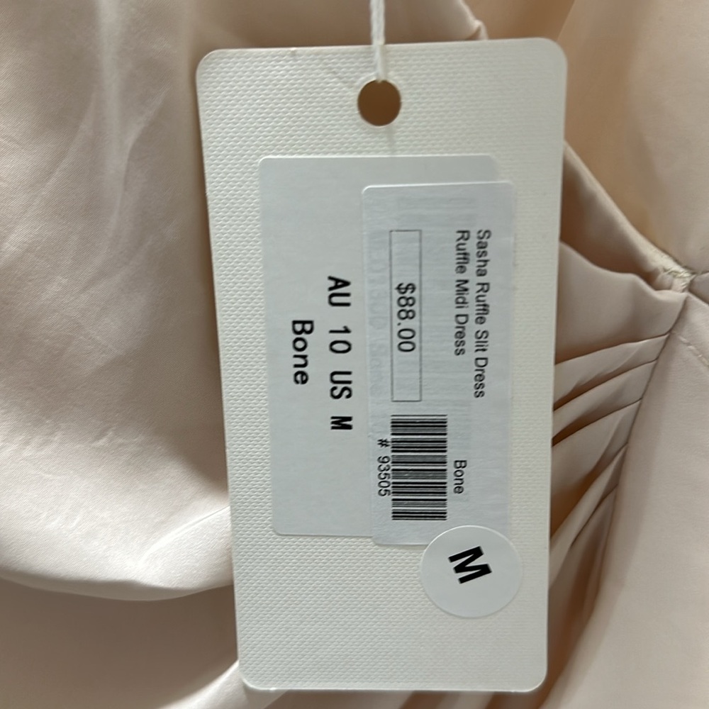 NWT Ruffle Slit Dress - Picture 8 of 8